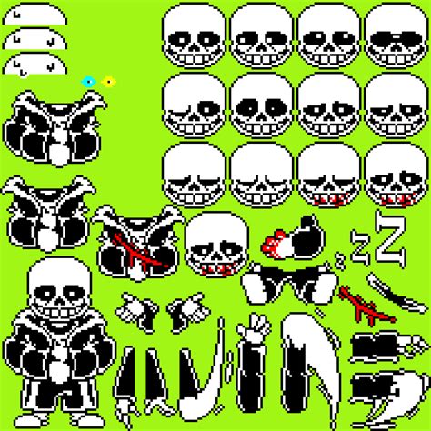 Undertale sans sprite by phakch on DeviantArt