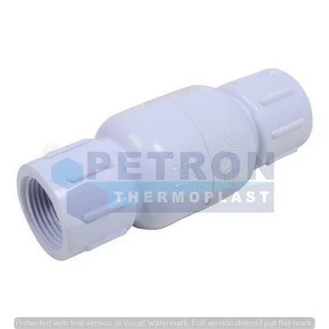 White Cpvc Ball Valve Valve Size 20 Mm At Rs 2000 Piece In Agra Id 2850525708173