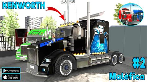 KENWORTH UNIVERSAL TRUCK SIMUALTOR SKIN KENWORTH T800 LA MALÉFICA