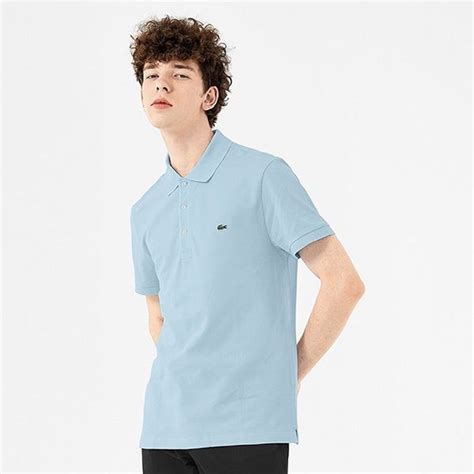 Áo Polo Nam Lacoste Mens Slim Fit Piqué Ph7937 10 T01 Màu Xanh Blue