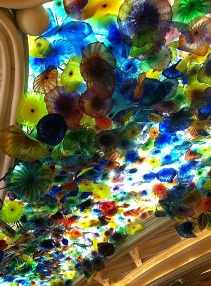 Great Photo Of The Dale Chihuly Ceiling Installation At The Bellagio