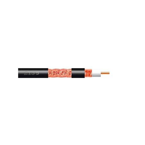 Cabo Coaxial CXT CU CCA PVC Preto 100m