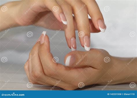 Beautiful Hand With Perfect Nails Stock Photo Image Of Fingernails