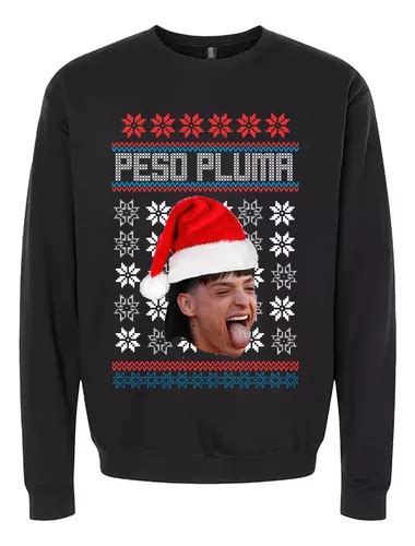 Ugly Sweater Peso Pluma Suéter Sudadera Navidad Bélico