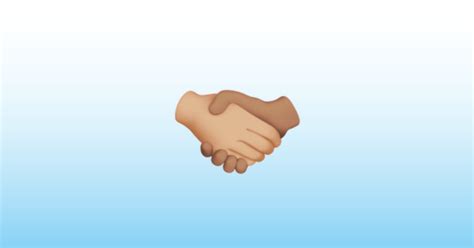 Handshake Medium Light Skin Tone Medium Skin Tone Emoji