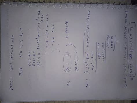 Factorise Using The Factor Theorem X X