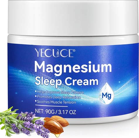 Magnesium Cream For Sleep Topical Magnesium Cream For Restless Legs Syndrome Relief Magnesium