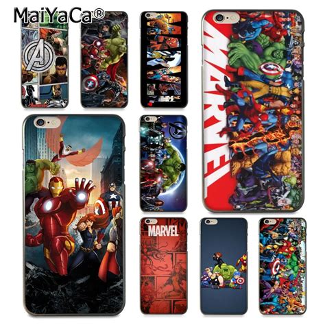 Maiyaca Marvel Superheroes The Avengers Diy Painted Coque Phone Case