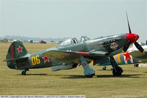 Aircraft Hb Rya Yakovlev Yak Um C N Photo By Carl Byrne