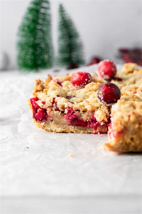 Fresh Cranberry Shortbread Bars Ginger Snaps Baking Affairs