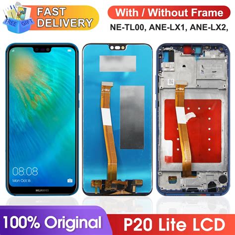 5 84 Display For Huawei P20 Lite Ane Lx1 Lcd Display Touch Screen Digitizer Assembly With