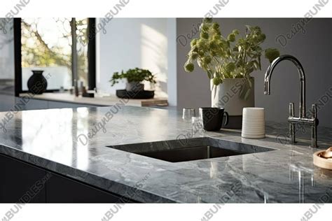 kitchen grey marble