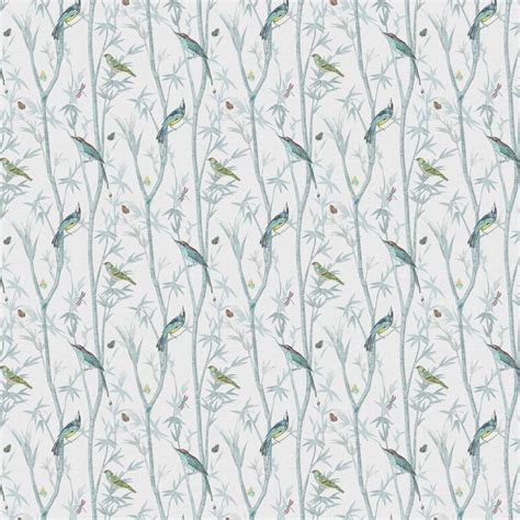 Chinoiserie Bird Trail By Next Duck Egg Wallpaper Duck Egg Blue