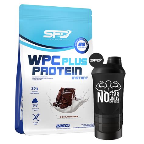 114 Pln • Wpc Protein Plus Shaker New Gratis 2250g 1szt Sfd Nutrition • Najtaniej • Sklep Sfd