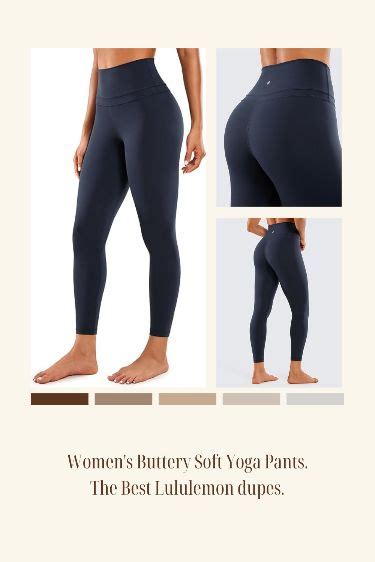 CRZ YOGA Womens Naked Feeling Workout 7 8 Yoga Leggings 25 Inches High Waist Tight Pants