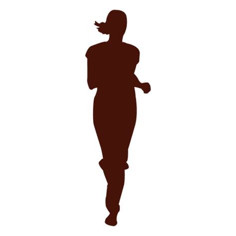 Woman Jogging Running Silhouette Transparent Png And Svg Vector File