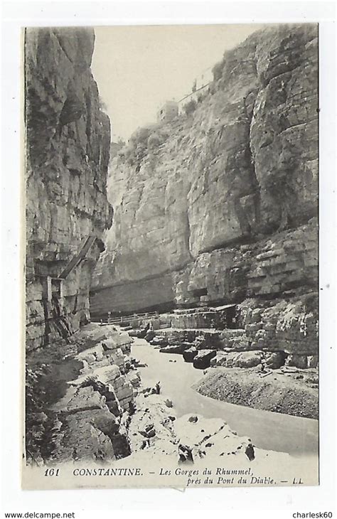 Constantine CPA Algérie Constantine Les Gorges du Rhummel près