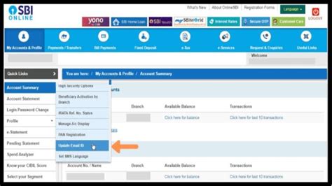 How To Change Email Id In Sbi Bank Account Online Trendingbird