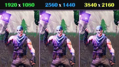 GTX 1080 Ti Fortnite 1080P Vs 1440P Vs 4K FPS Comparison EPIC