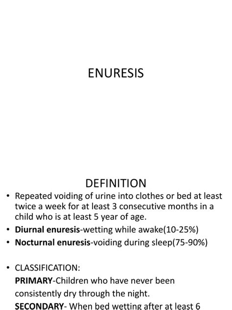 how to pronounce enuresis