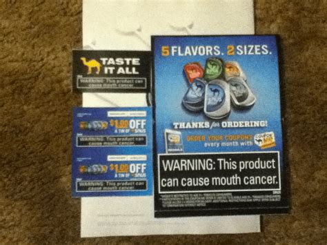 Camel Snus coupons