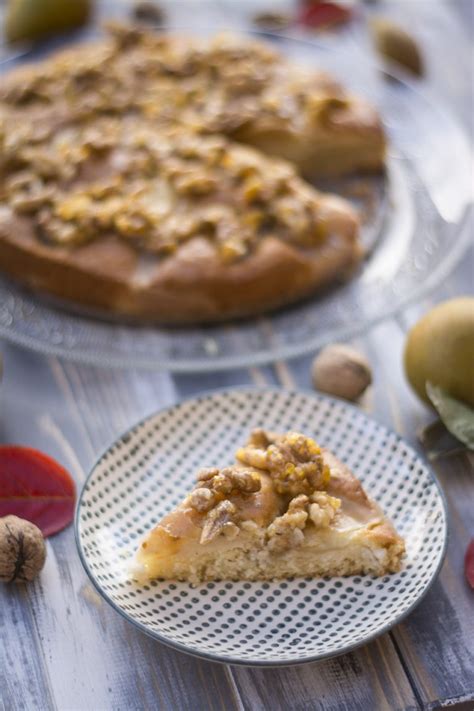 Saftiger Birnenkuchen Mit Karamellisierten Waln Ssen Simply Vegan