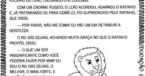 Blog Educação e Transformação Fábula O ratinho e o leão