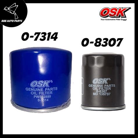 OSK Oil Filter Proton Wira Saga Persona BLM Exora Waja 0 7314