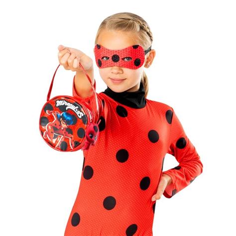 Set Geanta Si Masca Ladybug Buburuza Miraculoasa Pentru Fete