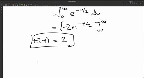 Solved Suppose That Y Is A Random Variable With Distribution Function Below F Y 1 − E −y 2