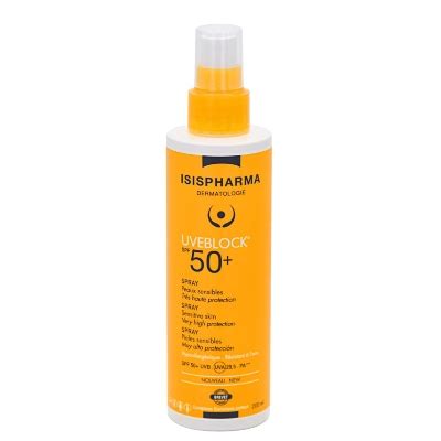 Isispharma Uveblock Bloqueador Solar Spray Spf50 200Ml