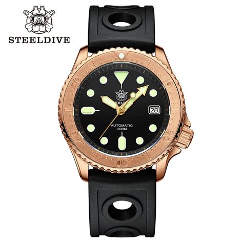 STEELDIVE Reloj De Pulsera Mec Nico Para Hombre Cron Grafo Oficial De