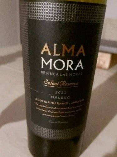 Bodega Finca Las Moras Alma Mora Select Reserve Malbec Vivino Us