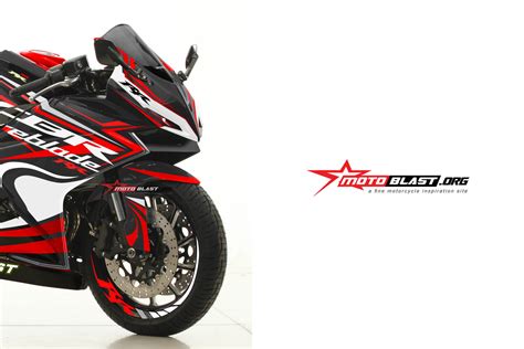 Modifikasi striping Honda CBR250RR black Fireblade | MOTOBLAST