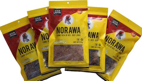 Pack De Carne Seca Norawa De Bolsas En Gramos Machaca Amazon