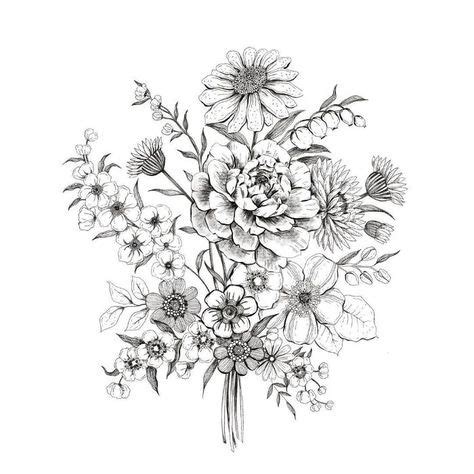 50 top idées de dessins de fleurs pour apprendre à dessiner des