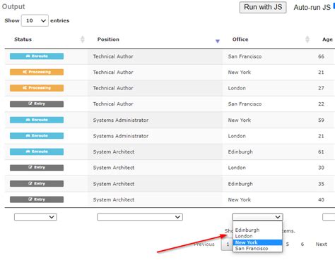 Python Dash Datatable Drop Down Filter Stack Overflow