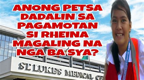 Petsa Nang Gamotan Ni Rheina Magaling Na Nga Ba Sya Rheina Edrhein