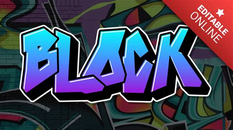 Graffiti Style Text Effect Font Generator