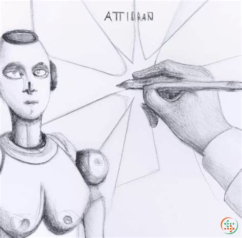 Pencil Drawing Of AI Taking Human Jobs | Artificial Design