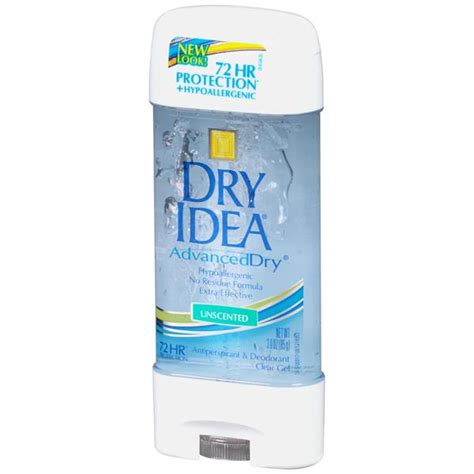 Dry Idea Advanced Dry Unscented Clear Gel Antiperspirant & Deodorant ...