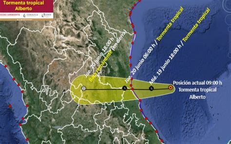 Se forma Alberto en el Golfo de México con lluvias torrenciales en 7