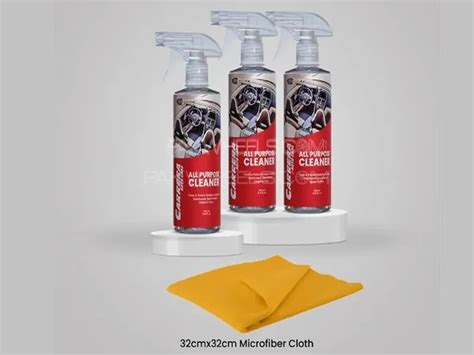 Buy Carrera Pack Of 3 All Purpose Cleaner 500ml With Microfiber In