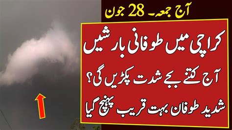 Karachi Weather Update 50 60 Mm RainsStorm Expected Today In