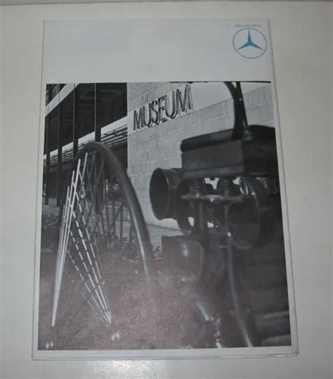 MERCEDES BENZ MUSEUM 1975 BROCHURE POSTER PROGRAMME HISTORIQUE PLAKAT