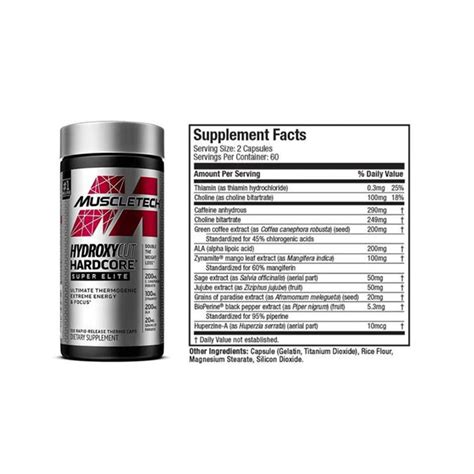 Hydroxycut Hardcore Super Elite Supplement LK