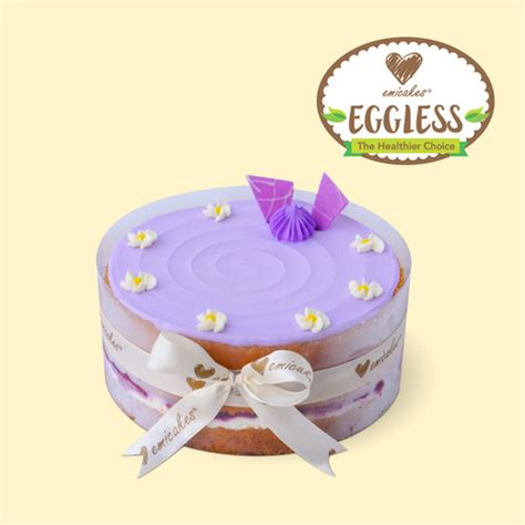 Eggless Blueberry Lemon Naked Cake Emicakes