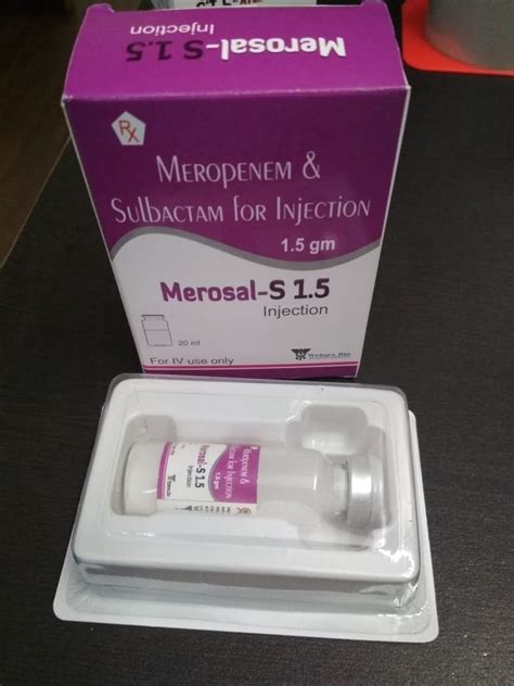 Meropenem Sulbactam Injection 1 5 Gm At Rs 128 Vial In Panchkula ID