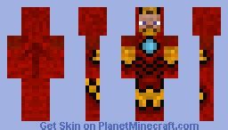 Iron Steve open faced helmet (iron man) Minecraft Skin