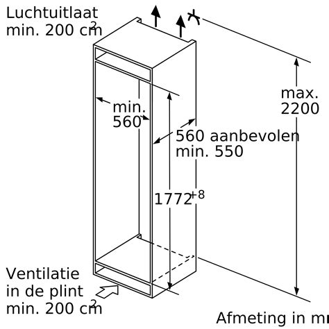 Siemens KI81RADE0 IQ500 Inbouw Koelkast 177 5 X 56 Cm De Apparatenman